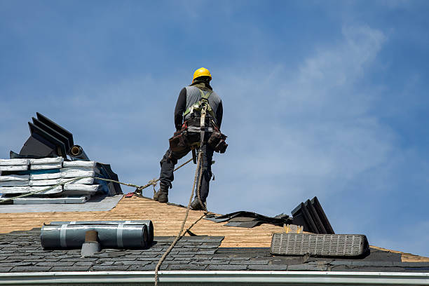 Professional Roof Replacement technician working in Roxboro, NC